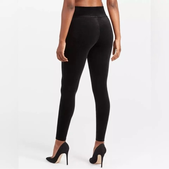 Spanx Black Velvet Leggings - Picture 3 of 11